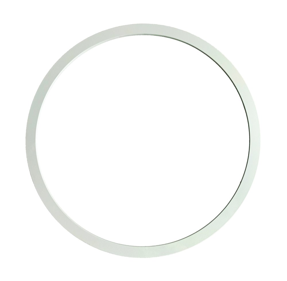 Kruhový rám biely 