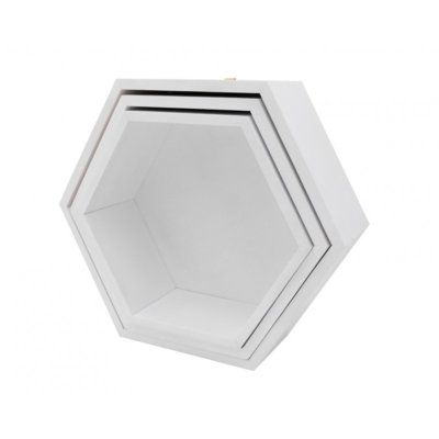polica hexagon šestuholnik