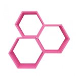 šesť uholník hexagon ružový bez dna
