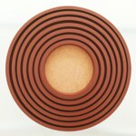 Kruhový rám hnedý 4015  - výška 40 mm